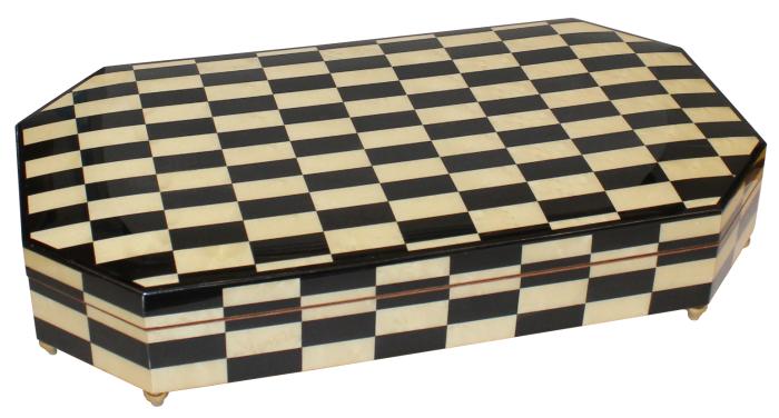 Nr.113M03 Intarsien Schwarz/Weiss